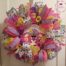 Load image into Gallery viewer, Large &quot;Hoppy Easter&quot; Wreath
