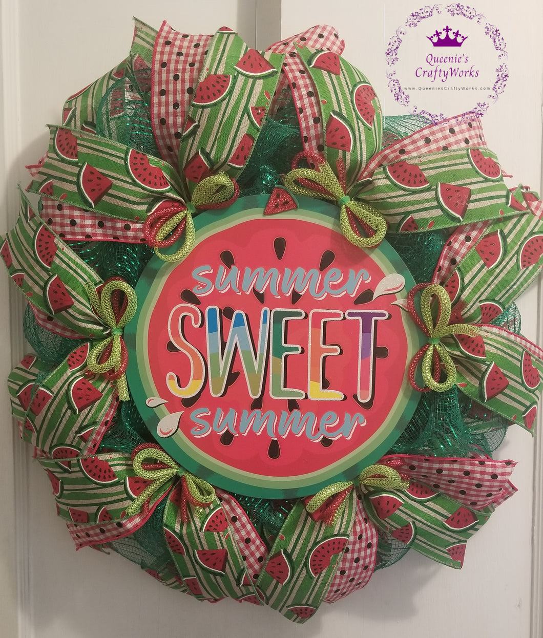 Sweet Summer Watermelon Wreath