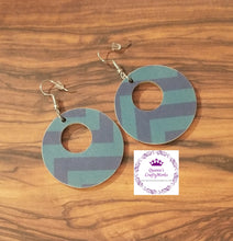 Load image into Gallery viewer, Handcrafted Open Circle Wood Earrings
