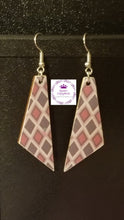 Load image into Gallery viewer, Handcrafted Geometric Wood Earrings
