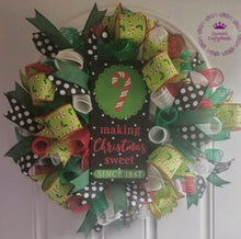 Load image into Gallery viewer, Making Christmas Sweet Wreath
