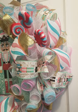 Load image into Gallery viewer, Mint Nutcracker Wreath
