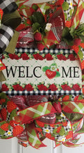 Load image into Gallery viewer, Large Strawberry Wreath
