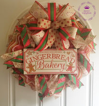 Load image into Gallery viewer, Gingerbread Bakery Wreath

