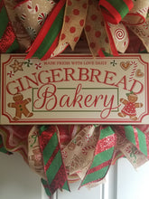 Load image into Gallery viewer, Gingerbread Bakery Wreath
