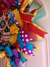 Load image into Gallery viewer, Day of the Dead Wreath
