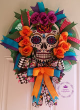 Load image into Gallery viewer, Dia de los Muertos Pancake Wreath

