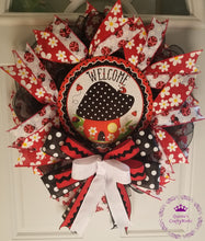 Load image into Gallery viewer, Welcome Ladybug/Mushroom Pancake Wreath
