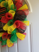 Load image into Gallery viewer, Large Curl Juneteenth Wreath
