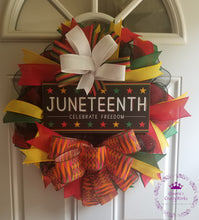 Load image into Gallery viewer, Juneteenth Pancake Wreath

